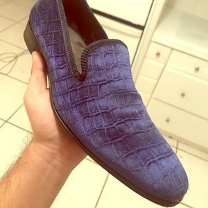 Mezlan suede loafers